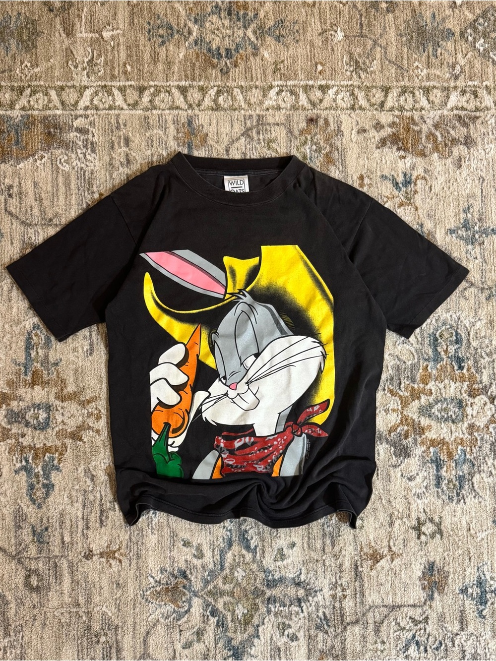 Vintage 1993 Bugs BunnyLooney Tunes Graphic T-Shirt Wild Oats